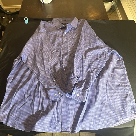 Synrgy Multi-color Dress Long sleeve Button Down Men’s Size 3XL - Picture 1 of 8